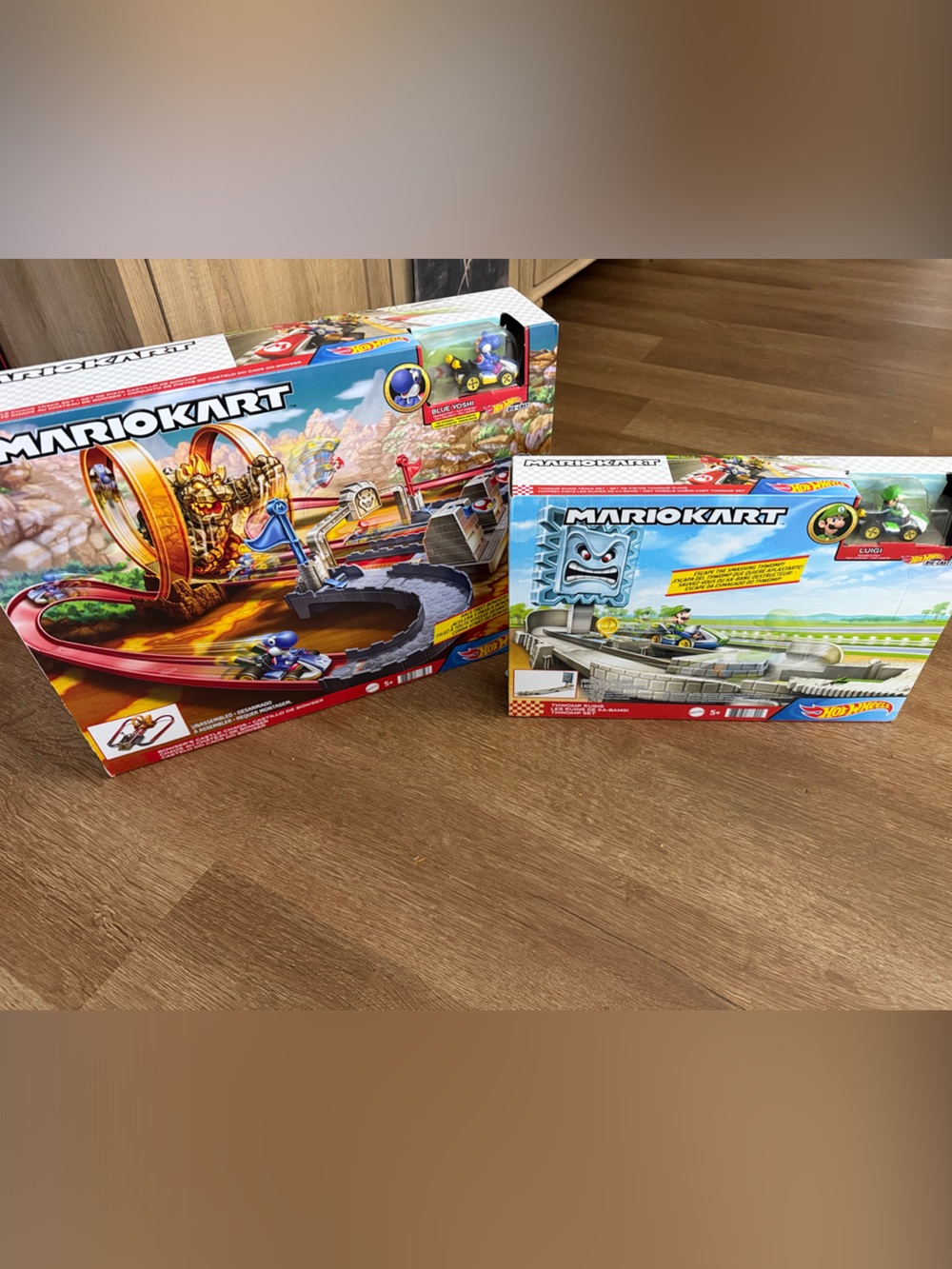 Hot wheels MarioKart Racing Track Playset - 2 sets- Brand New